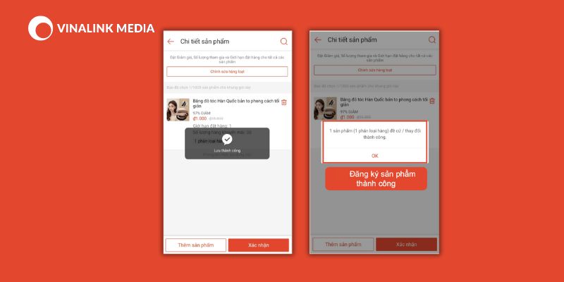 Bước 4: Chờ Shopee xác nhận và phê duyệt
